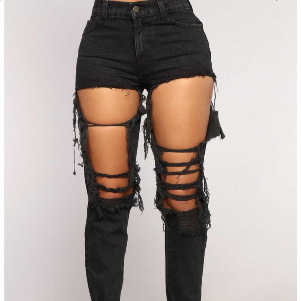 Fashion nova- Caught You Looking Boyfriend jeans